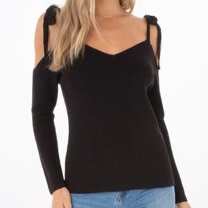 Black Swan Belle Tie Strap Knit Top - (No Tags)*